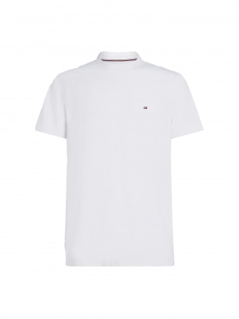 Tommy Hilfiger tshirt bianca uomo in cotone micro logo sul petto
