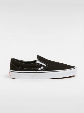 Vans scarpe nere uomo in tessuto logo sul lato