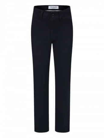 Trussardi pantalone blu navy bambino in chino
