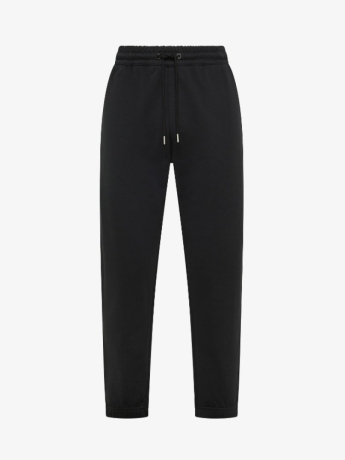 Sun68 pantalone nero uomo tuta in cotone logo sul retro