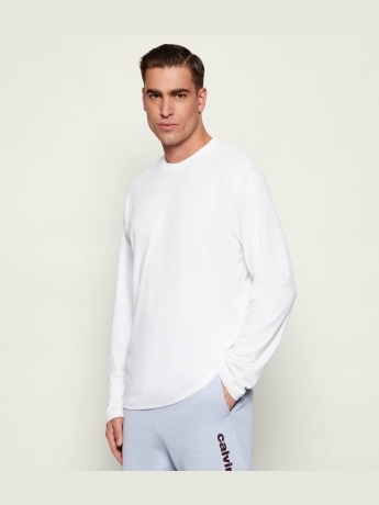 Calvin Klein tshirt bianca uomo con logo