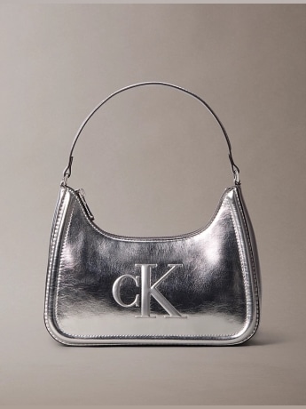 Calvin Klein borsa argento donna con logo