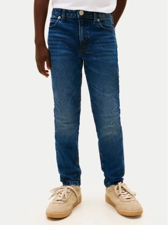 Tommy Hilfiger pantalone in denim bambino logo sul retro