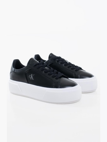Calvin Klein scarpe nere donna logo sul lato