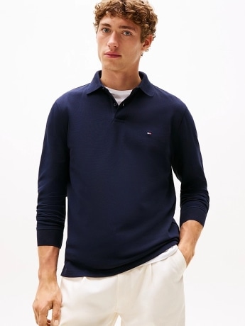 Tommy Hilfiger polo blu navy uomo mini logo