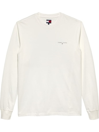 Tommy Jeans tshirt bianca uomo mini logo