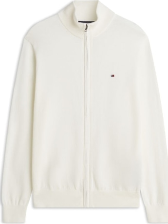 Tommy Hilfiger maglia panna uomo mini logo