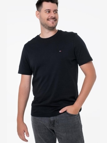 Tommy Hilfiger tshirt nera uomo mini logo