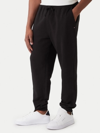 Tommy Hilfiger pantalone di tuta nero uomo mini logo