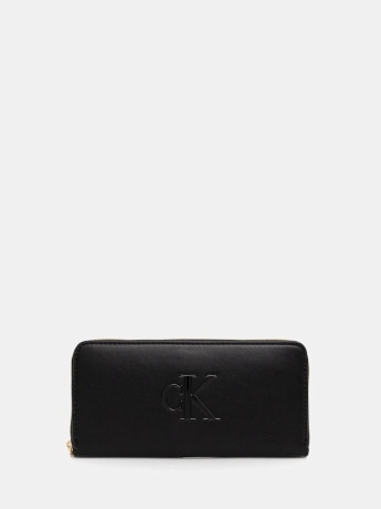 Calvin Klein portafoglio nero donna con logo