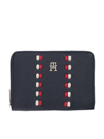 Tommy Hilfiger portafoglio blu navy donna mini logo