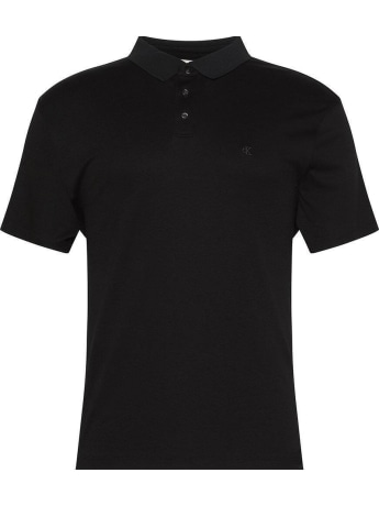 Calvin Klein polo nera uomo mini logo