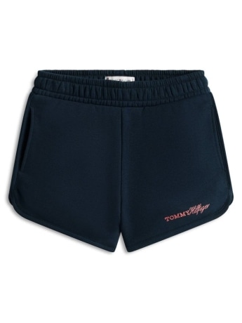 Tommy Hilfiger shorts blu navy bambina mini logo