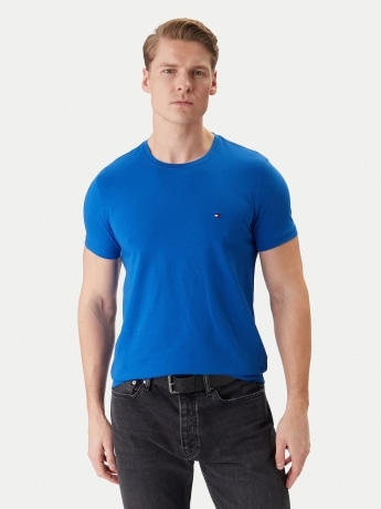 Tommy Hilfiger tshirt blu royal uomo mini logo