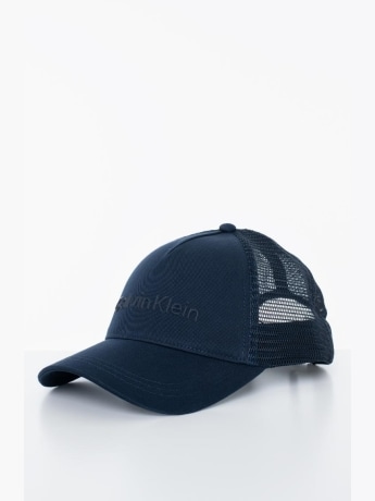 Calvin Klein cappello blu navy uomo logo lettering