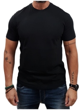 Calvin Klein tshirt nera uomo micro logo