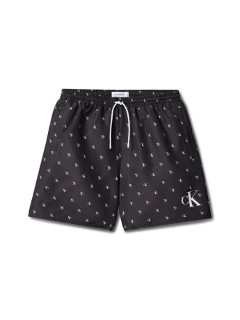 Calvin Klein costume nero bambino logo all over
