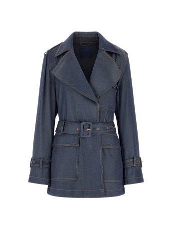 Guess trench in denim donna