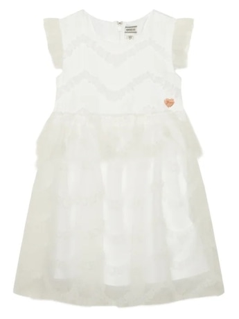 Guess abito bianco bambina mini logo