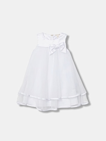Guess abito bianco bambina mini logo