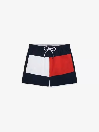 Tommy Hilfiger costume blu navy uomo maxi logo