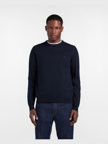 Harmont&blaine maglia blu navy uomo mini logo