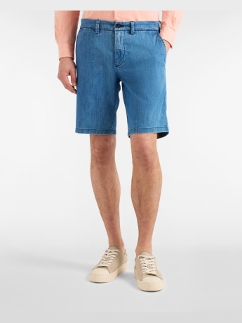 Harmont&blaine shorts in denim uomo calibrato mini logo