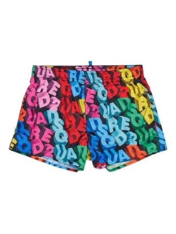 Dsquared2 costume multicolor bambino all over