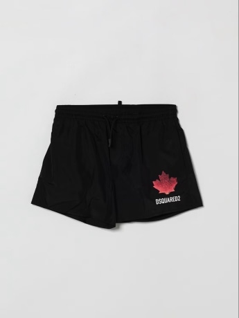 Dsquared2 costume nero bambino mini logo