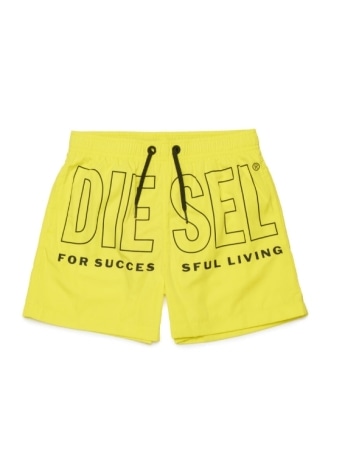 Diesel costume giallo bambino maxi logo