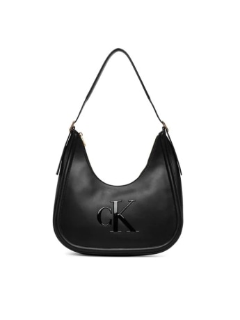 Calvin Klein borsa nera donna maxi logo