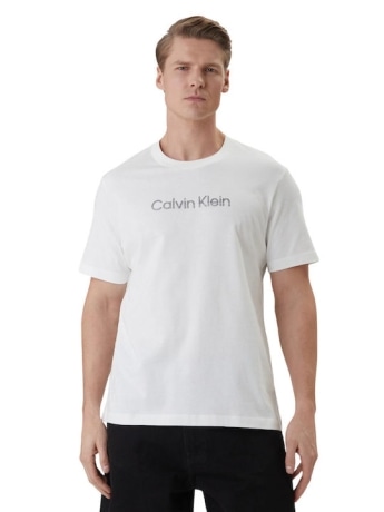 Calvin Klein tshirt bianca uomo con logo