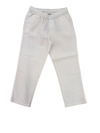 Trussardi pantalone crema bambino mini logo