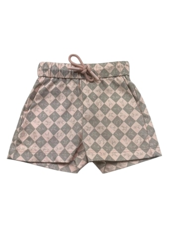 Trussardi shorts multicolor neonata logo all over