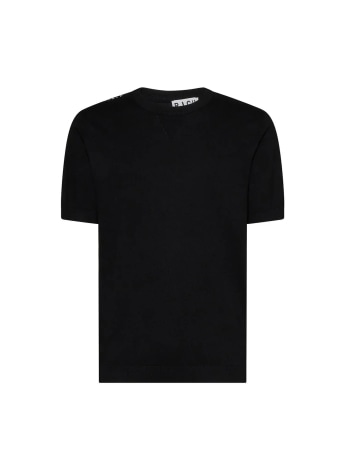 Richmond tshirt in maglia nera uomo mini logo
