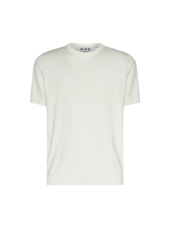 Richmond tshirt in maglia bianca uomo mini logo