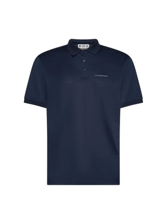 Richmond polo blu navy uomo mini logo