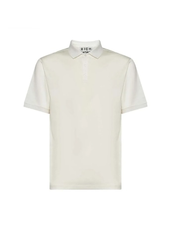 Richmond polo bianca uomo mini logo