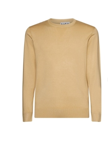 Richmond maglia beige uomo mini logo