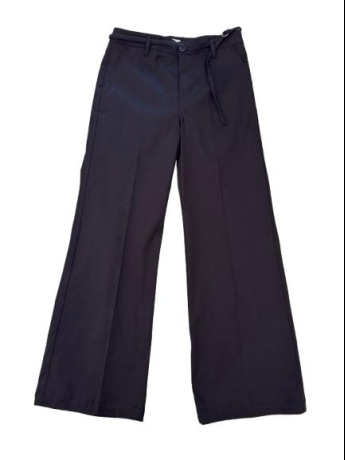 Kocca pantalone nero bambina mini logo