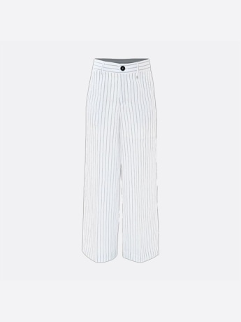 Kocca pantalone latte bambina a righe