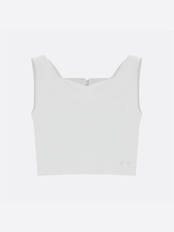 Kocca top bianco bambina mini logo