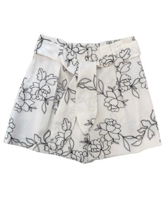 Kocca shorts bianco bambina all over