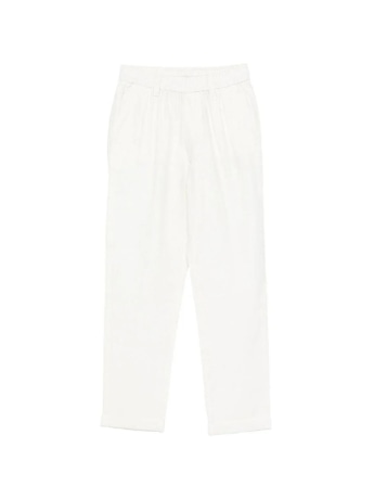 Trussardi pantalone beige chiaro bambino mini logo