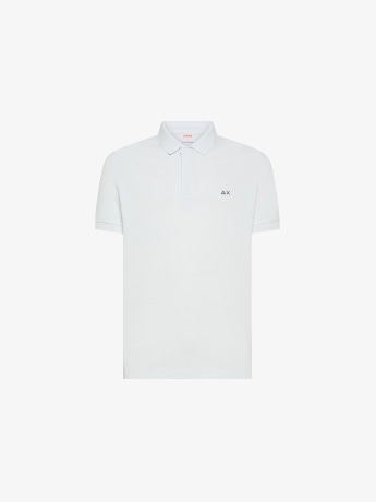 Sun68 polo bianca uomo mini logo