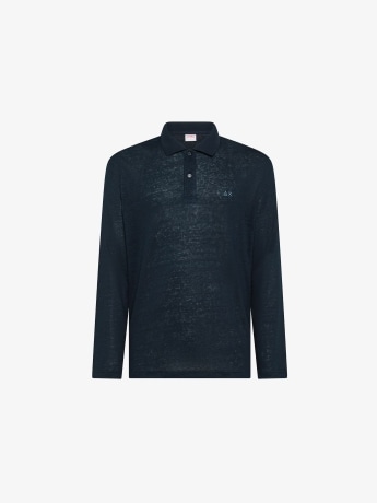 Sun68 polo blu navy uomo mini logo