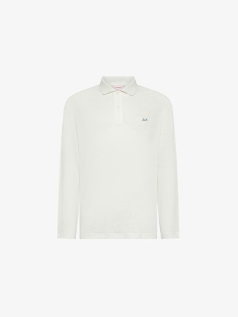 Sun68 polo bianca uomo mini logo