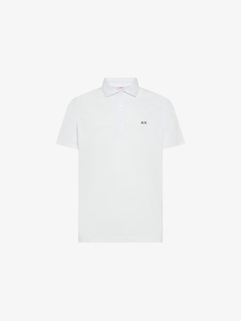 Sun68 polo bianca uomo mini logo