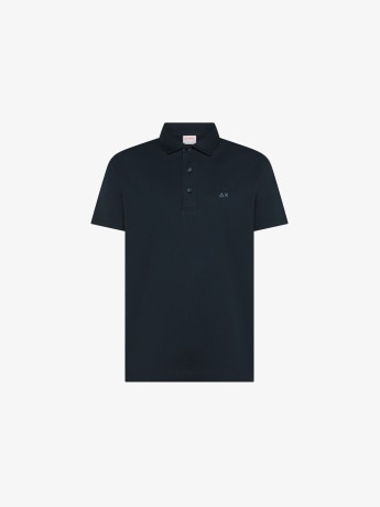 Sun68 polo blu navy uomo mini logo