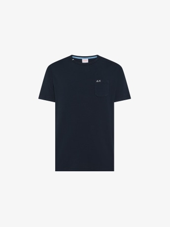 Sun68 tshirt blu navy uomo mini logo
